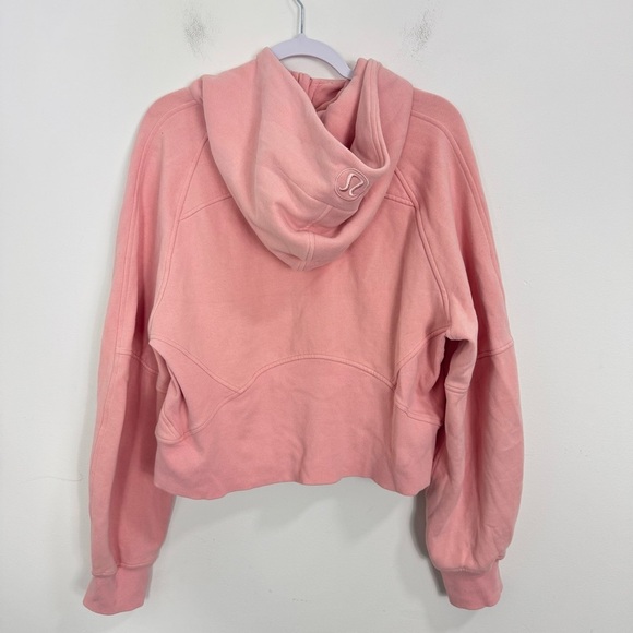 Lululemon Scuba Oversized 1/2 Zip Hoodie in Pink Mist Size M/L - Picture 7 of 15